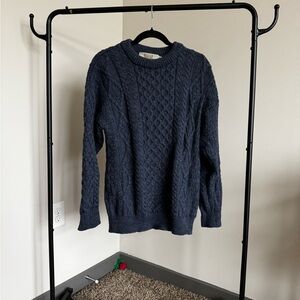 Men's Blue Crewneck Sweater